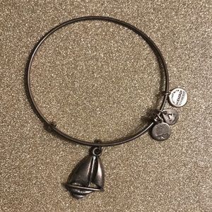 Alex and Ani silver charm sailboat bracelet
